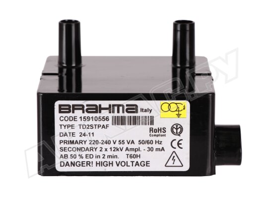 Трансформатор розжига Baltur TD2STPAF 15910556, арт: 0005020044 Трансформатор розжига Baltur TD2STPAF 15910556, арт: 0005020044