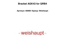 Bracket AGK43 for QRB4