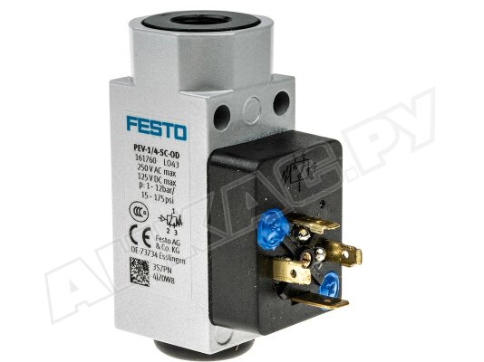 Реле давления Festo PEV-1/4-SC-OD, арт: 161760. Реле давления Festo PEV-1/4-SC-OD, арт: 161760.