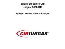 Голова сгорания CIB Unigas, 30605M9