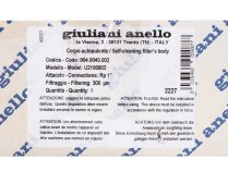 Фильтрующий элемент Giuliani Anello U21008/03, арт: 004.0040.002 Фильтрующий элемент Giuliani Anello U21008/03, арт: 004.0040.002