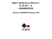 GAS P 100/M CE-LX EVO TC + R. CE D2" – S 002858R057048
