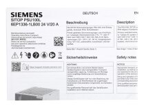 Блок питания Siemens 24В/20А, арт: 6EP1336-1LB00