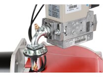 Газовая горелка Ecoflam MAX GAS 250 LN P TL HT TW CV MBDLE405 с адаптером