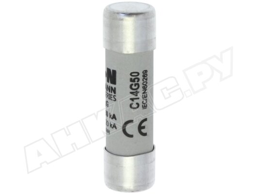 Предохранитель цилиндрический, 14 x 51 50A GG 400V AC (C14G50)